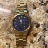 Michael Kors Accessories | Michael Kors Brooks Chronograph Blue Dial Gold-Tone Mens Watch. Item No. Mk8338 | Color: Blue/Gold | Size: Os