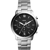 Fossil Neutra Chrono Mens Silver Watch FS5384 Stainless Steel - One Size
