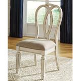 Realyn White Dining Upholstered Sidechair Set of 2