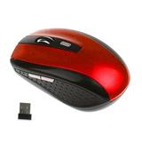 2.4GHZ Portable Wireless Mouse Cordless Optical Scroll Mouse for PC Laptop red