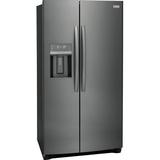 Frigidaire 36" Side by Side 25.6 cu. ft. Refrigerator, Stainless Steel in Black, Size 69.88 H x 36.13 W x 35.88 D in | Wayfair GRSS2652AD