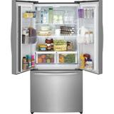 Frigidaire 17.6 Cu. Ft. Counter-Depth French Door Refrigerator, Glass in Gray, Size 67.9 H x 31.3 W x 31.0 D in | Wayfair FRFG1723AV