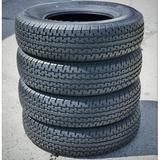 Set of 4 (FOUR) Transeagle ST Radial II Steel Belted ST 175/80R13 Load D (8 Ply) Trailer Tires