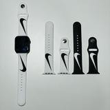 Nike Accessories | 2 Pcs Sport Wristlet Watch Band Strap For Apple Watch 384041 | Color: Black/White | Size: 384041