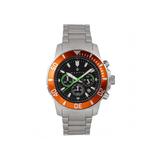 Nautis Nautis Dive Chrono 500 Chronograph Bracelet Watch Orange/Black One Size 17065-A