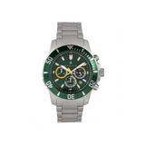 Nautis Nautis Dive Chrono 500 Chronograph Bracelet Watch Green One Size 17065-I