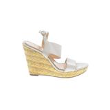 Jessica Simpson Wedges: White Solid Shoes - Women's Size 10 - Open Toe