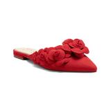 Jessica Simpson Women's Ballet Flats WICKED - Wicked Red Floral Pointed-Toe Mule - Women