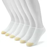 Men's GOLDTOE 6-pk. No-Show Athletic Socks, Size: 6-12, White