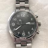 Michael Kors Accessories | Michael Kors-Mens Large Gray Face Watch (Can Be Unisex). Stainless Steel Band | Color: Gray/Silver | Size: 7-8 Womens Wrist