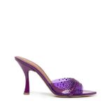 Julia 70mm Peep-toe Mules - Purple - Malone Souliers Heels