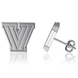 Dayna Designs Villanova Wildcats Team Logo Silver Post Earrings
