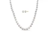Belk & Co 9-11Mm, 9-10Mm South Sea Cultured Pearl Necklace Set With 14K Yellow Gold Clasp