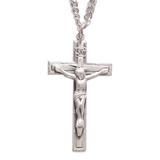 Sterling Silver Crucifix on 24 inch chain