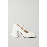 NODALETO - Bulla Babies Patent-leather Platform Mary Jane Pumps - White