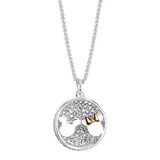 "Disney's Mickey & Minnie Mouse ""Made For Each Other"" Crystal Necklace, Women's, Size: 18"", Multicolor"