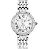 Astor Case, White Dial Stainless Steel Watch