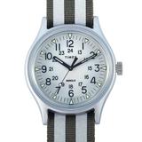 Mk1 Aluminum 40 Mm Silver Reflective Dial Watch Tw2r80900