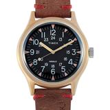 Mk1 40 Mm 24 Hour Leather Strap Military Watch Tw2r96700