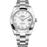 Rolex Datejust 41 Stainless Steel White Dial Men's Watch M126300-0015 M126300-0015