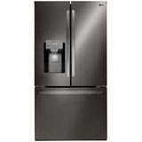 LG LFXC22526D Counter-Depth French Door Refrigerator- Stainless Steel - 22.1 cu. ft Black