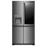 LG URNTS3106N 30 cu. ft. Texture Stainless Steel French Door Refrigerator and Bottom Freezer - 36"