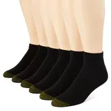 Gold Toe Mens Big and Tall 6 Pair Low Cut Socks, 13-15 , Black