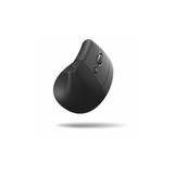 Logitech - Lift Vertical Wireless Ergonomic Mouse with 4 Buttons - Graphite Black Mice & Keyboards