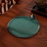 Umber Rea 7.87" Placemat Charger in Green, Size 7.87 W x 7.87 D in | Wayfair 04WLY7327SYNDNQ9PD8JA