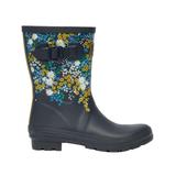 Joules Women's Rain boots NAVDITSY - Navy & Yellow Ditsy Molly Welly Rain Boot - Women