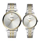 Fossil Men's Lux Luther Three-Hand, Stainless Steel Watch