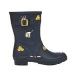 Joules Women's Rain boots NVYBEE - Navy & Yellow Bee & Honey Molly Welly Rain Boot - Women