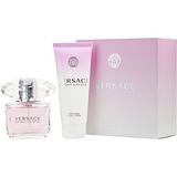 Versace Bright Crystal by Gianni Versace EDT SPRAY 3 OZ & BODY LOTION 3.4 OZ (TRAVEL OFFER) for WOMEN