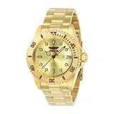 Invicta Pro Diver Mens Automatic Gold Tone Stainless Steel Bracelet Watch 24762, One Size