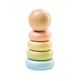 Sustainably Made Mini Wooden Stacking Rings by PlanToys