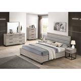 Latitude Run® Alvear Upholstered Standard 6 Piece Bedroom Set Upholstered in Brown/Gray, Size King | Wayfair 5A3033623442441E9B7F050387C6C228