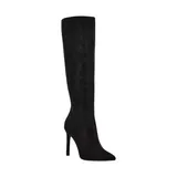 Nine West Women's Tysh Pointy Toe Knee High Boots, Black, 12M