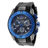 TechnoMarine Men's Watches - Blue & Black Silicone Chronograph Watch
