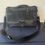 Coach Bags | Coach Briefcase Leather Shoulder Strap Black | Color: Black | Size: Os