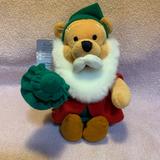 Disney Toys | Disney Pooh Santa From Australia Nwt | Color: Red/Yellow | Size: Osbb