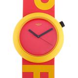 45 Mm Poptastic Red And Yellow Watch Pnj100 - Red - Swatch Watches