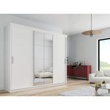 Latitude Run® Dionisio Armoire Wood in White, Size 85.0 H x 99.0 W x 25.0 D in | Wayfair 07D64ACF5D7F45FEA79BB35DBE97EDCA
