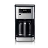 Braun KF5650BK PureFlavor 14- Cup Black and Stainless Steel Programmable Drip Coffee Maker with FastBrew System, Black and Stainless Streel
