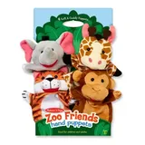 Melissa And Doug Zoo Friends Hand Puppets (Set Of 4)
