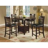 5-Pc Dining Table Set in Cappuccino