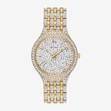 Bulova Phantom Crystal Womens Crystal Accent Gold Tone Stainless Steel Bracelet Watch 98l263, One Size