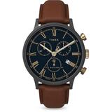 Waterbury Classic Chronograph 40mm Watch - Blue - Timex Watches