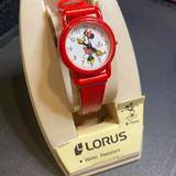 Disney Accessories | Disney Lorus Minnie Mouse Watch, Not Tested. Needs Batterysold As Is. Red Band. | Color: Red/White | Size: Os