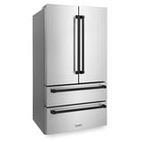 ZLINE Autograph Edition 36" 22.5 cu. ft. French Door Refrigerator, Stainless Steel, Size 69.9 H x 35.8 W x 29.0 D in | Wayfair RFMZ-36-BS-CB