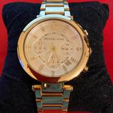 Michael Kors Accessories | Michael Kors Parker Chronograph Gold-Tone Stainless Steel Ladies Watch | Color: Gold | Size: Os